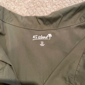 Mens 5X short sleeve button down